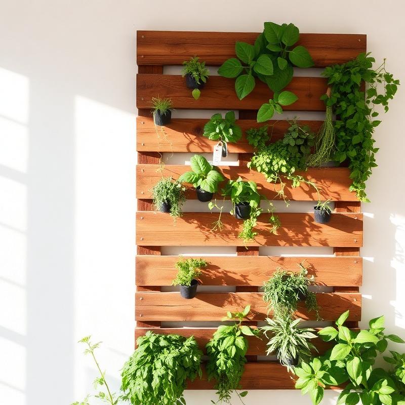 Pallet Vertical Garden for Tiny Patios